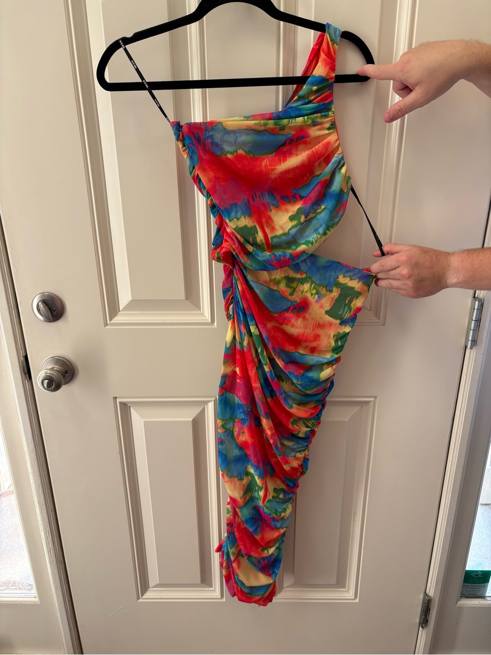 SEROYA Imani Midi Dress Size Medium - Picture 2 of 5